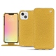 Custodia in pelle Apple iPhone 13 - Mimosa ( Pantone 141C ) 