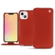 Funda de piel Apple iPhone 13 - Papaye ( Pantone 180C ) 