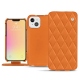 Funda de piel Apple iPhone 13 - Orange - Couture ( Nappa - Pantone 1495U ) 