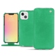 Capa em pele Apple iPhone 13 - Menthe vintage ( Pantone 562C ) 