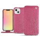 Apple iPhone 13 leather case - Serpent ciclamino