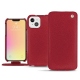 Custodia in pelle Apple iPhone 13 - Rouge passion