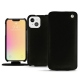 Housse cuir Apple iPhone 13 - Noir Veggie