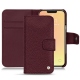 Housse cuir Apple iPhone 13 mini - Lie de vin ( Pantone 5115C ) 
