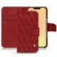 Capa em pele Apple iPhone 13 mini - Tomate - Couture ( Pantone 187C ) 