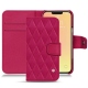 Custodia in pelle Apple iPhone 13 mini - Rose fluo - Couture