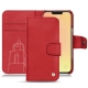 Apple iPhone 13 mini leather case - Rouge troupelenc