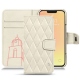 Funda de piel Apple iPhone 13 mini - Blanc escumo - Couture