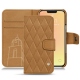 Apple iPhone 13 mini leather case - Castan esparciate - Couture
