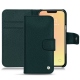 Apple iPhone 13 mini leather case - Vert séduisant