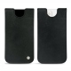 レザーケース Apple iPhone 13 mini - Dark vintage ( Roughtcut - Black#5256 ) 