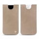 Apple iPhone 13 mini leather pouch - Taupe vintage ( Pantone 7530C ) 