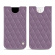 レザーケース Apple iPhone 13 mini - Lilas - Couture ( Nappa - Pantone 2645U ) 