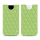 Custodia in pelle Apple iPhone 13 mini - Vert olive - Couture ( Nappa - Pantone 578U ) 