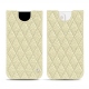 Custodia in pelle Apple iPhone 13 mini - Ivoire - Couture ( Sleek P C12 - White ) 