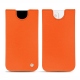 Lederschutzhülle Apple iPhone 13 mini - Orange fluo