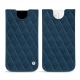 レザーケース Apple iPhone 13 mini - Blu mediterran - Couture