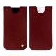 Apple iPhone 13 mini leather pouch - Rouge Veggie