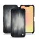 Custodia in pelle Apple iPhone 13 mini - Gris Patine
