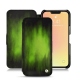 Housse cuir Apple iPhone 13 mini - Vert Patine