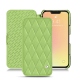 Housse cuir Apple iPhone 13 mini - Vert olive - Couture ( Nappa - Pantone 578U ) 