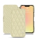 Capa em pele Apple iPhone 13 mini - Ivoire - Couture ( Sleek P C12 - White ) 