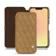 Apple iPhone 13 mini leather case - Sable vintage - Couture