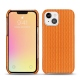 Lederschutzhülle Apple iPhone 13 mini - Abaca arancio