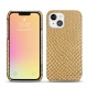 Coque cuir Apple iPhone 13 mini - Serpent sabbia