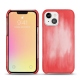 Coque cuir Apple iPhone 13 mini - Rose Patine
