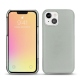 Funda de piel Apple iPhone 13 - Gris ( Nappa - Pantone W428C ) 