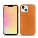 Custodia in pelle Apple iPhone 13 - Mandarine vintage ( Pantone 165C ) 