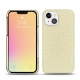 Lederschutzhülle Apple iPhone 13 - Ivoire ( Sleek P C12 - White ) 