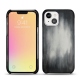 Apple iPhone 13 leather cover - Gris Patine