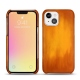 Lederschutzhülle Apple iPhone 13 - Orange Patine