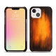 Coque cuir Apple iPhone 13 - Fauve Patine