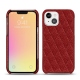 Apple iPhone 13 leather cover - Tomate - Couture ( Pantone 187C ) 