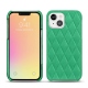 硬质真皮保护套 Apple iPhone 13 - Menthe vintage - Couture