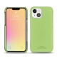硬质真皮保护套 Apple iPhone 13 - Vert olive PU