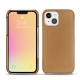 Coque cuir Apple iPhone 13 - Beige Veggie