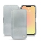 Housse cuir Apple iPhone 13 - Platinium ( Pantone 877C ) 
