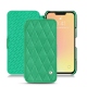 Apple iPhone 13 leather case - Menthe vintage - Couture