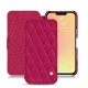 Housse cuir Apple iPhone 13 - Rose fluo - Couture