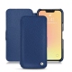 Apple iPhone 13 leather case - Bleu frisson