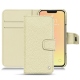 Capa em pele Apple iPhone 13 - Ivoire ( Sleek P C12 - White ) 
