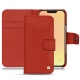 Apple iPhone 13 leather case - Papaye ( Pantone 180C ) 