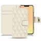Capa em pele Apple iPhone 13 - Blanc - Couture ( Bologna - White ) 