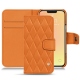 Funda de piel Apple iPhone 13 - Orange - Couture ( Nappa - Pantone 1495U ) 