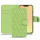Capa em pele Apple iPhone 13 - Vert olive - Couture ( Nappa - Pantone 578U ) 