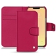 Apple iPhone 13 leather case - Rose fluo